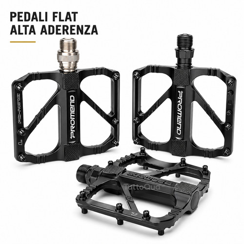Coppia pedali bici alluminio - coppia,