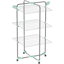 Stendino Verticale Alpina Stendibiancheria Torre per Lenzuola 3P + Portagrucce