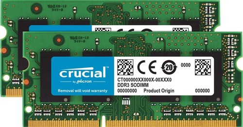Crucial 8 gb - 2x, 2rx8