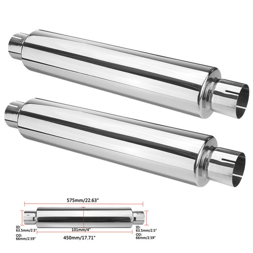 Silenziatore scarico inox - silenziatore,