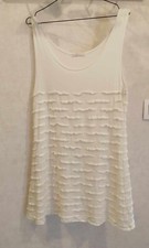 Robe blanc crème viscose T38