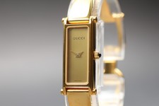[Ecc+5] Orologio GUCCI 1500L Quadrante Oro Quarzo Donna Vintage