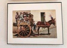 Palermo carro siciliano stampa - siciliano,