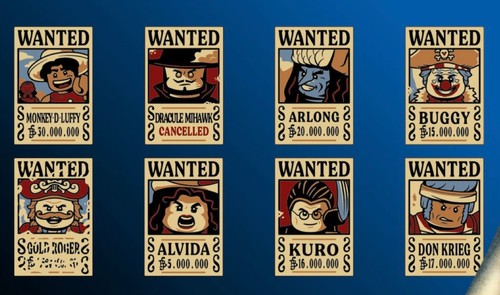 Lego one piece poster - one,