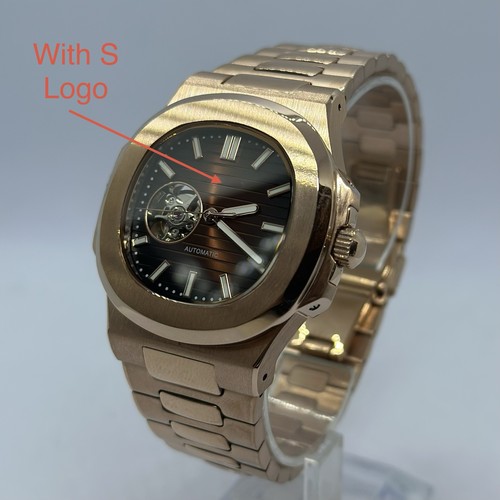 Chocolate rose gold nautilus - /,