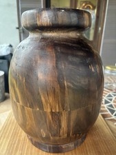Vaso Legno Cedro Tornitura A