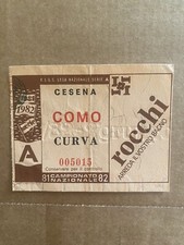 Cesena-Como 1981/82 biglietto/ticket (No Juventus,Lazio,Inter,genoa,Milan)