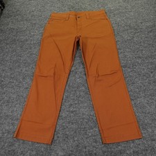 Pantalone Simms Gallatin Uomo 38S Arancione Ruggine Cotone-Spandex Casual Outdoor Pesca