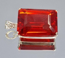 Stunning Red Pendant Topaz