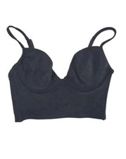 OCCHI VERDI reggiseno push up balconcino nero bustino donna ragazza tg 75