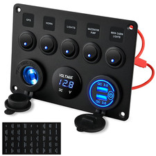Pannello interruttore 12 V/24