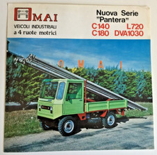 PUBBLICITA' VINTAGE BROCHURE OMAI NUOVA SERIE PANTERA C 140/L 720/C 180/DVA 1030