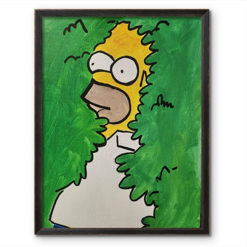 Tela acrilica astratta - , homer
