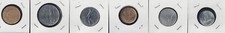 LOT OF SIX COINS ITALIAN