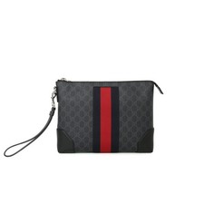 Gucci GG Supreme Clutch Black