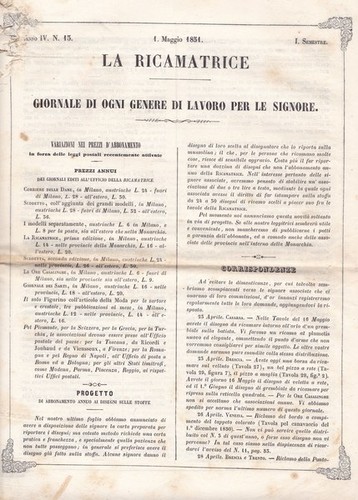 Ricamatrice giornale di - giornale,