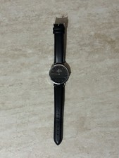 OROLOGIO UOMO CHRONOSTAR MODELLO RETRO',QUADRANTE NERO CASSA 39mm,CINTURINO NERO