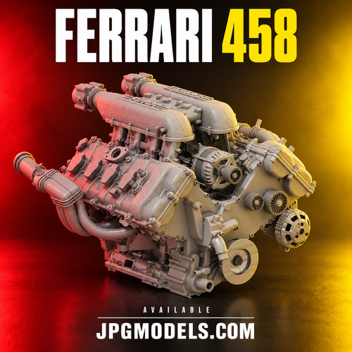 Motore ferrari 458 stampa - ferrari,