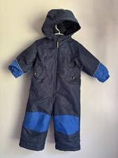 Tuta da neve Wonder Nation aderente con cappuccio foderata tuta calda blu navy 3T