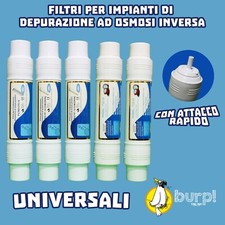 KIT 5 FILTRI DEPURATORE ACQUA