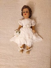 Bambola Antica Anni 60 Celluloide Modello Athena 80/85 Restaurata Con Difetti