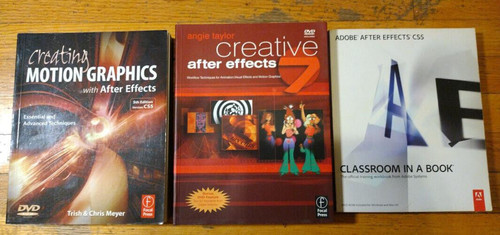 Adobe after effects books lot - after,