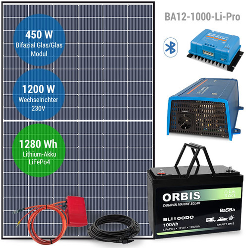 Impianto solare isola 1200w - solare,