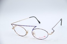 NUOVI OCCHIALI DA VISTA CASANOVA LC-30 C-02 VIOLA ORO CANNA DI FUCILE AUTENTICI VINTAGE 48-20