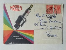 CARTOLINA MAGNETI MARELLI BOSCH CAVALESE TRENTO ZANGHELLINI AUTOMOBILE MOTO CAR