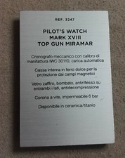 IWC Display Ref.3247 Pilot's Watch Mark XVlll Top Gun Miramar