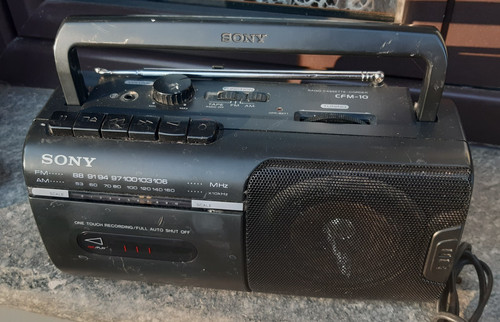 Sony radio cassette corder - sony,
