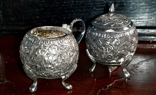 Saliere kutch argento 1880 - -argento-,