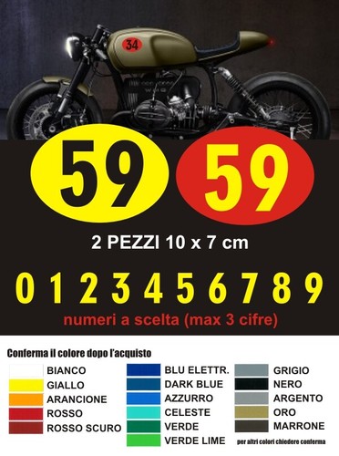 Adesivi numero - adesivi,