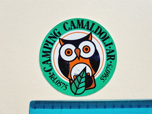 Adesivo camping camaldoli - adesivo,