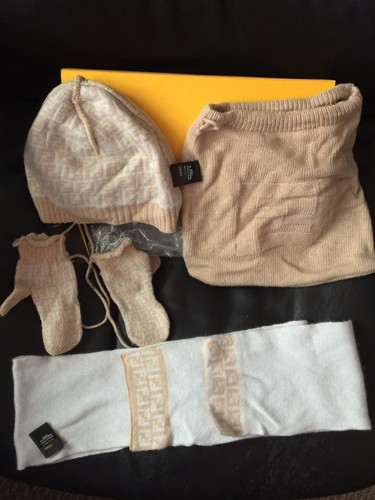 Fendi baby set - baby, guanti