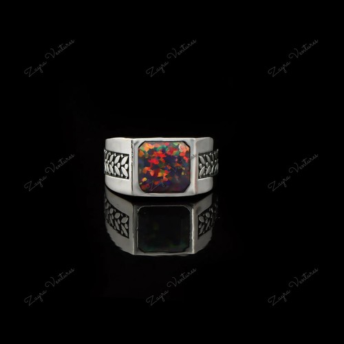 Anello uomo serpente - serpente, nero