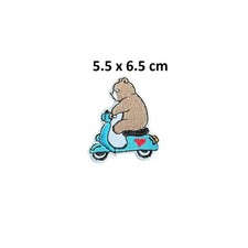 Vespa Teddy Bear Riding