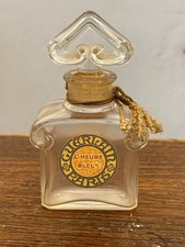 Guerlain-Paris-L’Heure Bleue-Flacone profumo con etichetta-Francia 1930