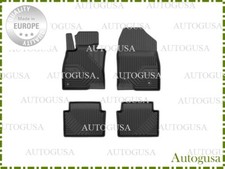NUOVO SET COMPLETO LHD TAPPETINI IN GOMMA NERA FODERE AUTO PER MAZDA 3 BM BN 2013-2018