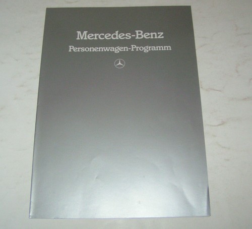Depliant mercedes modello - depliant,