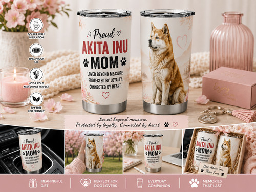 Bicchiere akita regalo - bicchiere,