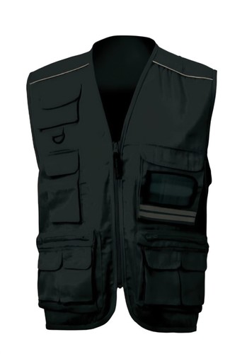 Gilet sport multitasche nero - multitasche,