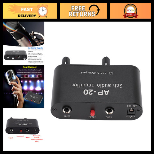 Amplificatore audio doppio