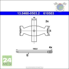 Kit accessori pastiglie freno