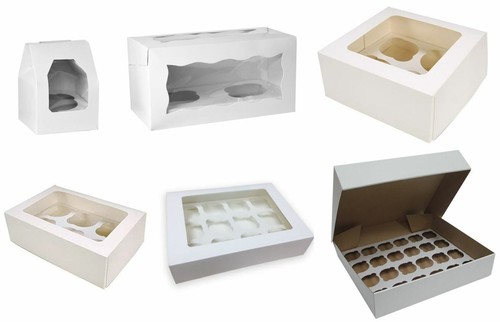 Scatole per cupcake bianche