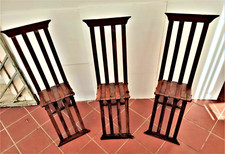 Antiche sedie pieghevoli con