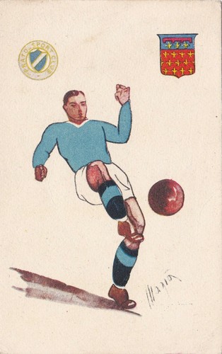Calcio football cartolina - calcio/football,