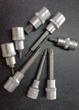 Chiave a bussola TORX-Ribe-XZN-Esagonale attacco 1/2 venduti singolarmente