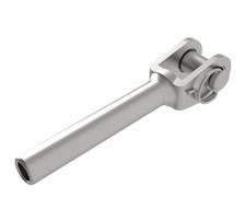Gabel-Walzterminal Tendicavo Drahtseilterminal Filettato Acciaio Inox V4A