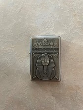 zippo originale cromato faraone  antico Egitto usato come nuovo